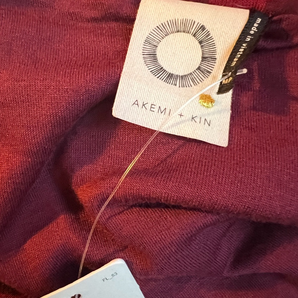 Rare Anthropologie vintage  Akemi + Kin red Isolde knit dress, NWT. Petite Med. - Picture 14 of 16